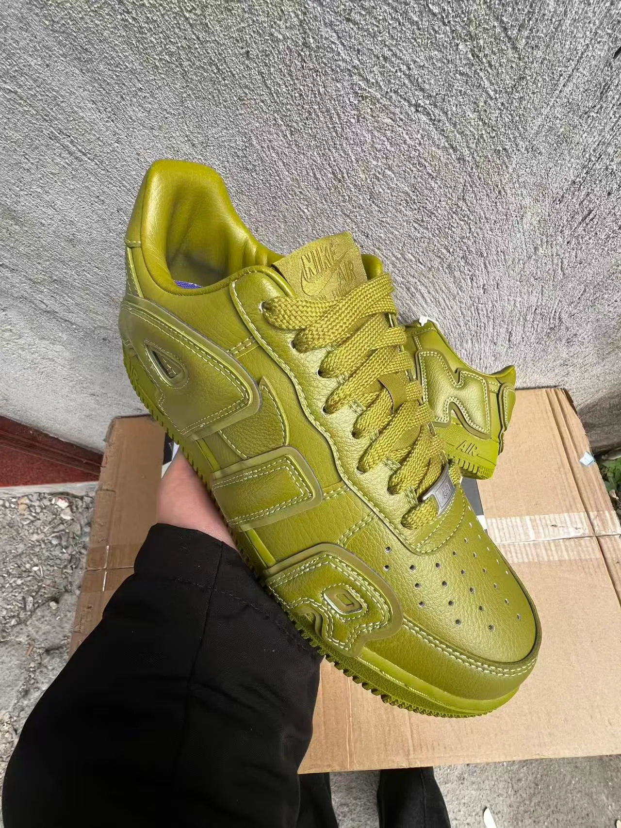Nike Air Force 1 Olive Green Lifestyle Sneakers 2