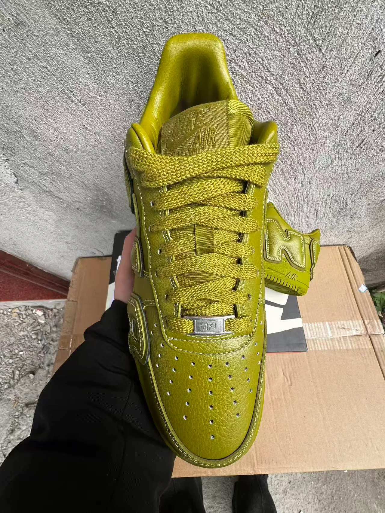 Nike Air Force 1 Olive Green Lifestyle Sneakers 3