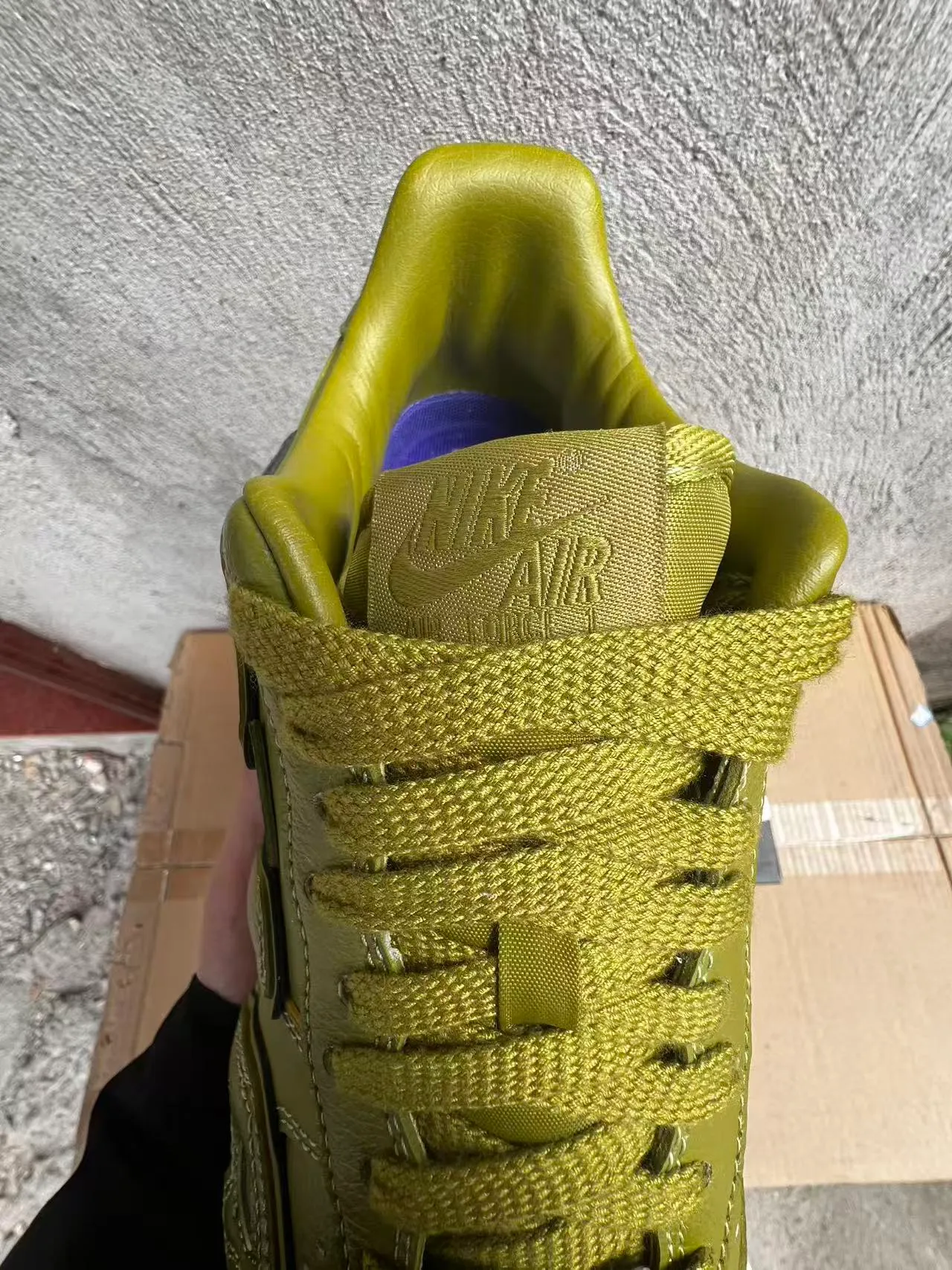 Nike Air Force 1 Olive Green Lifestyle Sneakers 4