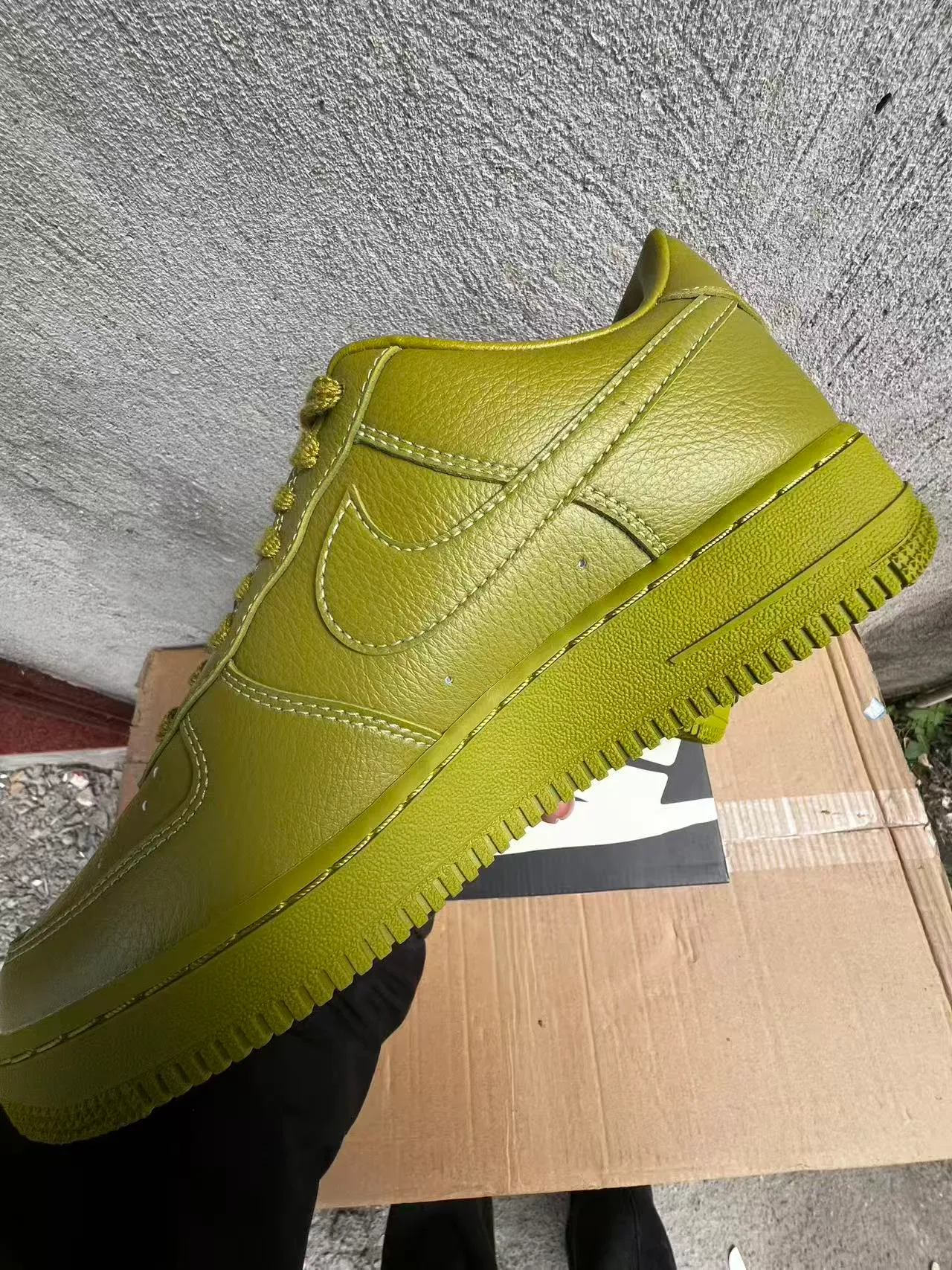 Nike Air Force 1 Olive Green Lifestyle Sneakers 5