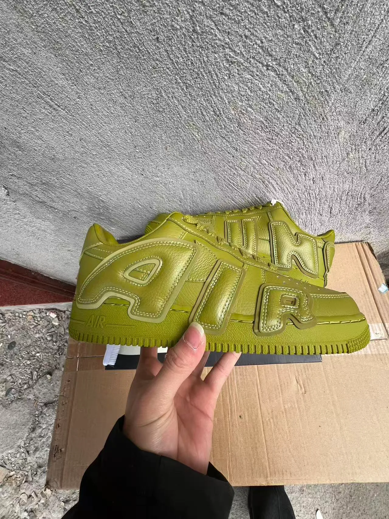 Nike Air Force 1 Olive Green Lifestyle Sneakers 7