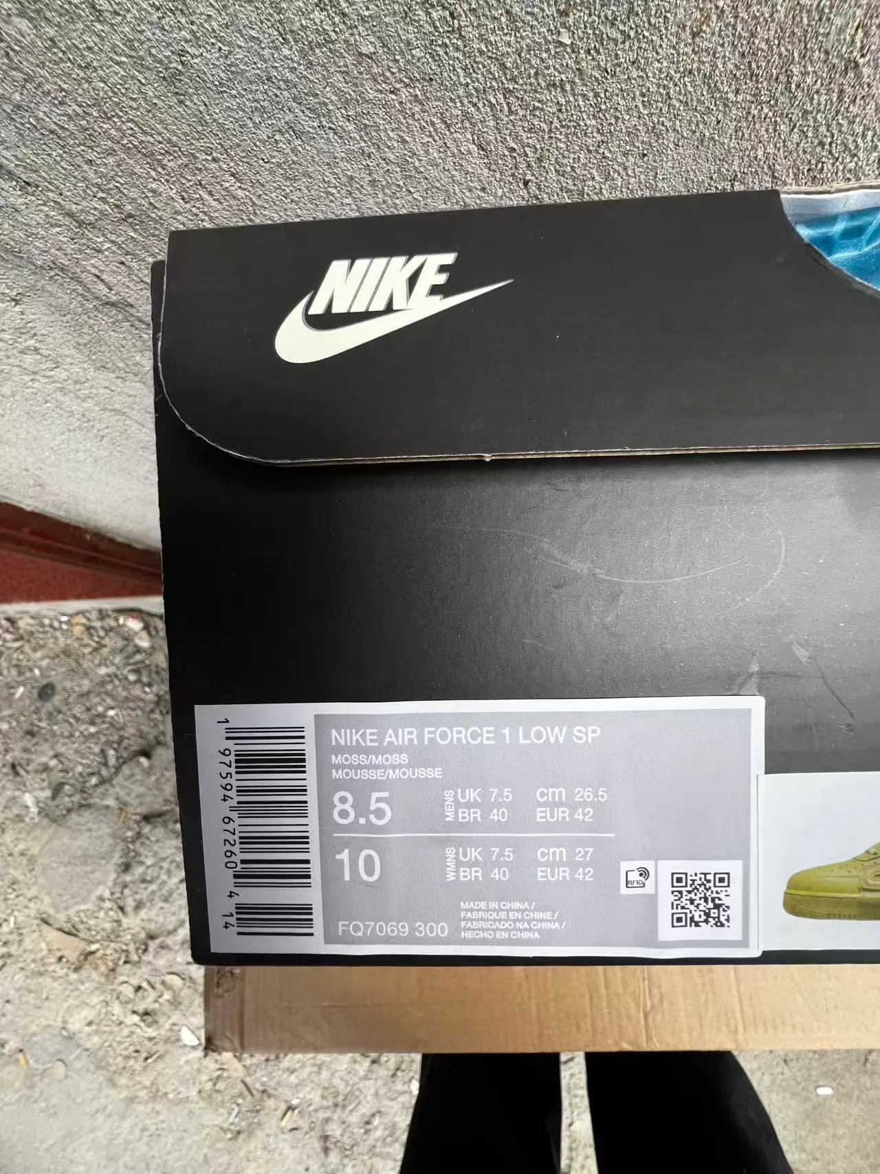 Nike Air Force 1 Olive Green Lifestyle Sneakers 10