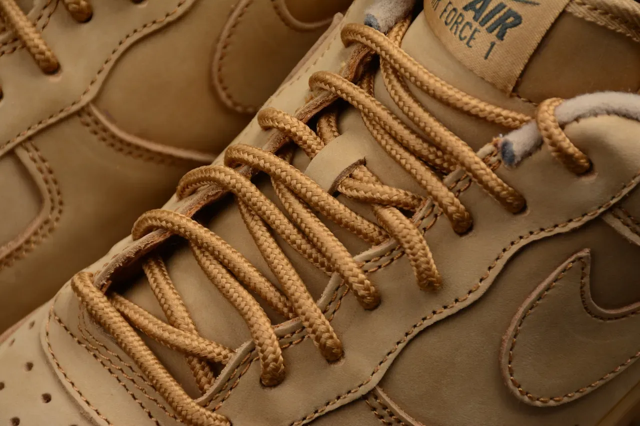 Nike Air Force 1 Tan Suede Lifestyle Sneakers 6