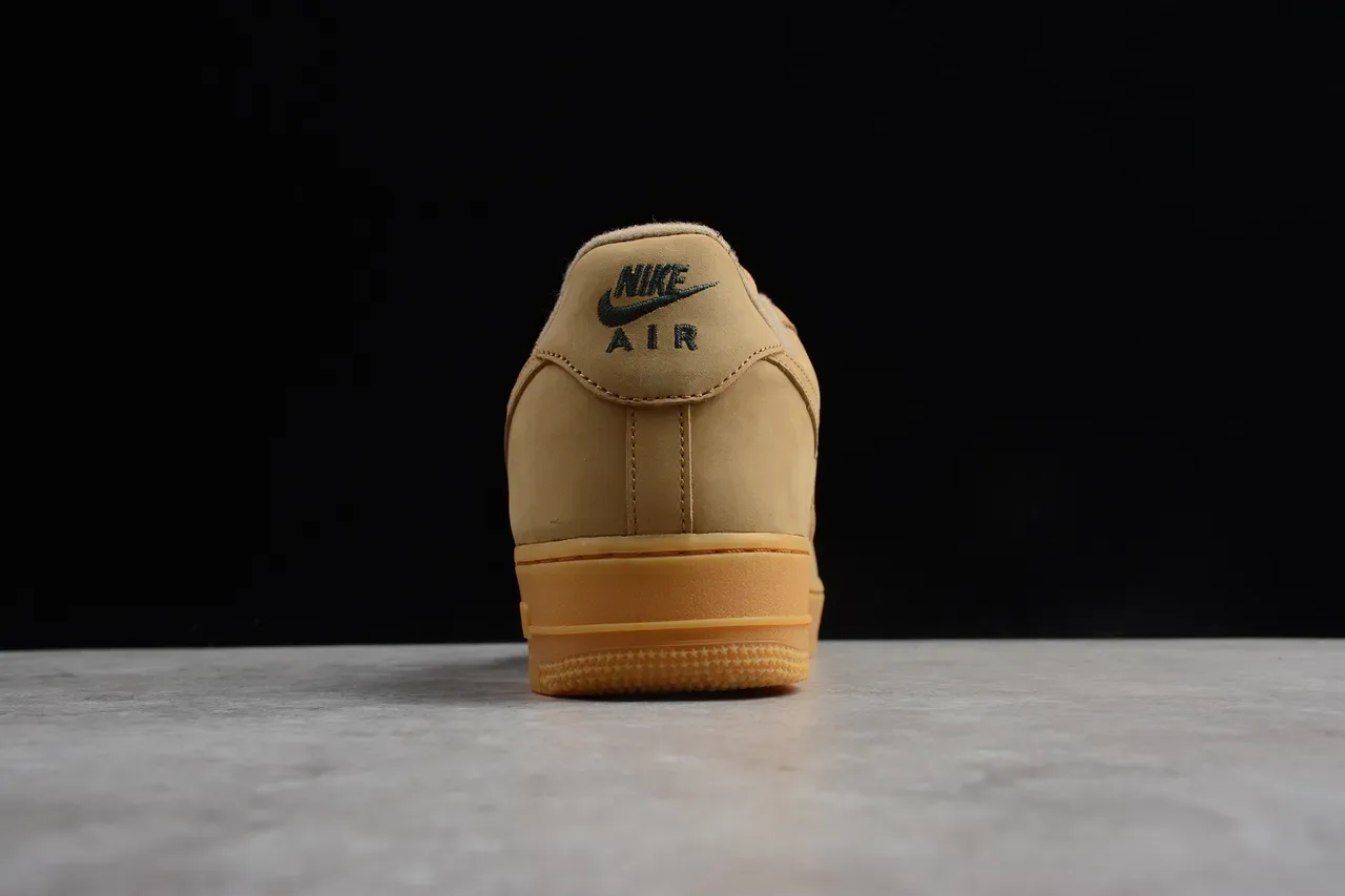 Nike Air Force 1 Tan Suede Lifestyle Sneakers 9