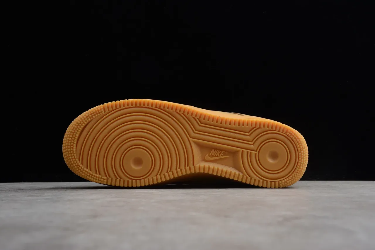 Nike Air Force 1 Tan Suede Lifestyle Sneakers 10