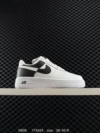 Nike Air Force 1 White and Black Lifestyle Sneakers 2