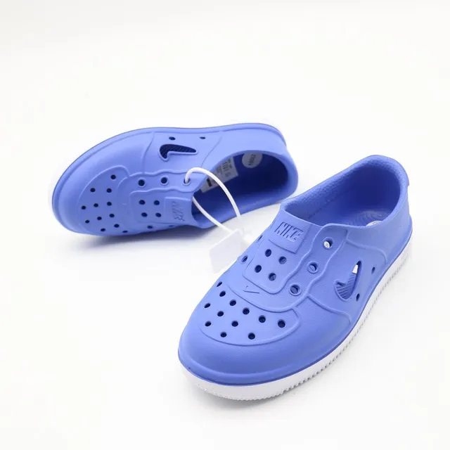 Nike Air Force-Inspired Perforated Slip-On Clogs 8