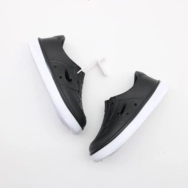 Nike Air Force-Inspired Perforated Slip-On Clogs 15