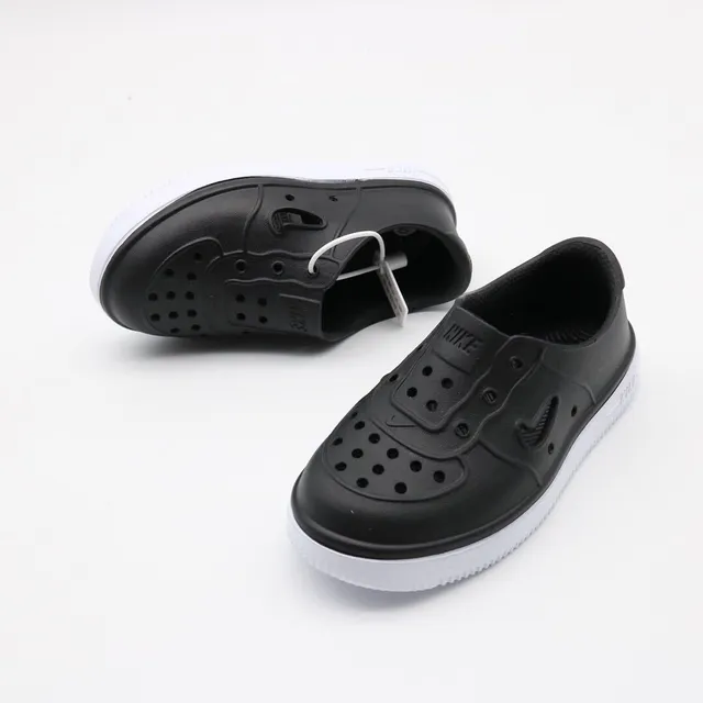 Nike Air Force-Inspired Perforated Slip-On Clogs 17