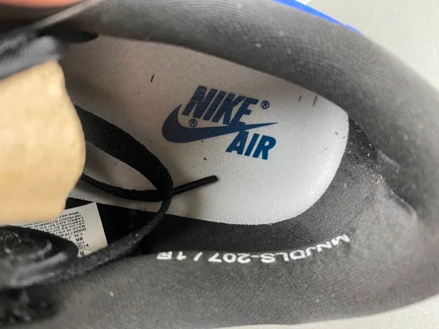 Nike Air Jordan 1 Low Black Royal Blue Lifestyle Sneakers 7
