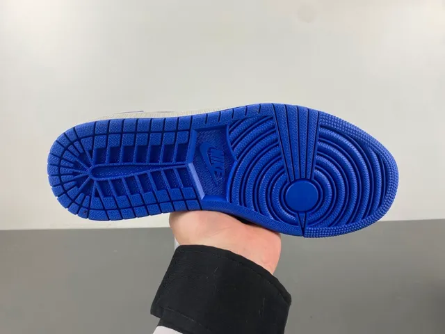 Nike Air Jordan 1 Low Black Royal Blue Lifestyle Sneakers 9