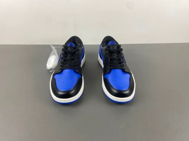 Nike Air Jordan 1 Low Black Royal Blue Lifestyle Sneakers 11
