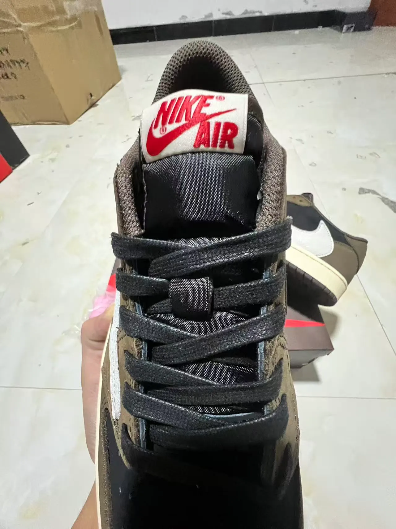 Nike Air Jordan 1 Low Cactus Jack Lifestyle Sneakers 4