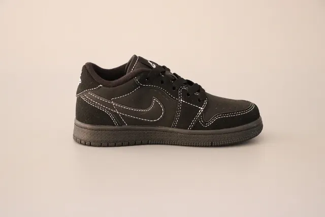 Nike Air Jordan 1 Low Purple White Black Basketball Shoes 12