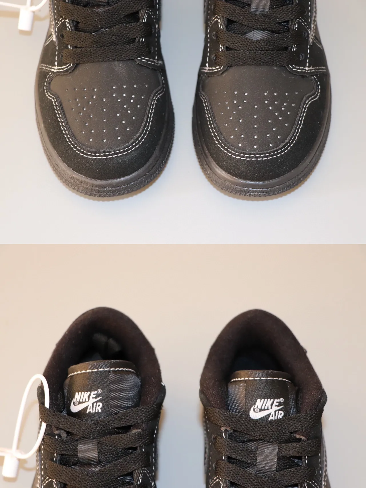 Nike Air Jordan 1 Low Purple White Black Basketball Shoes 18