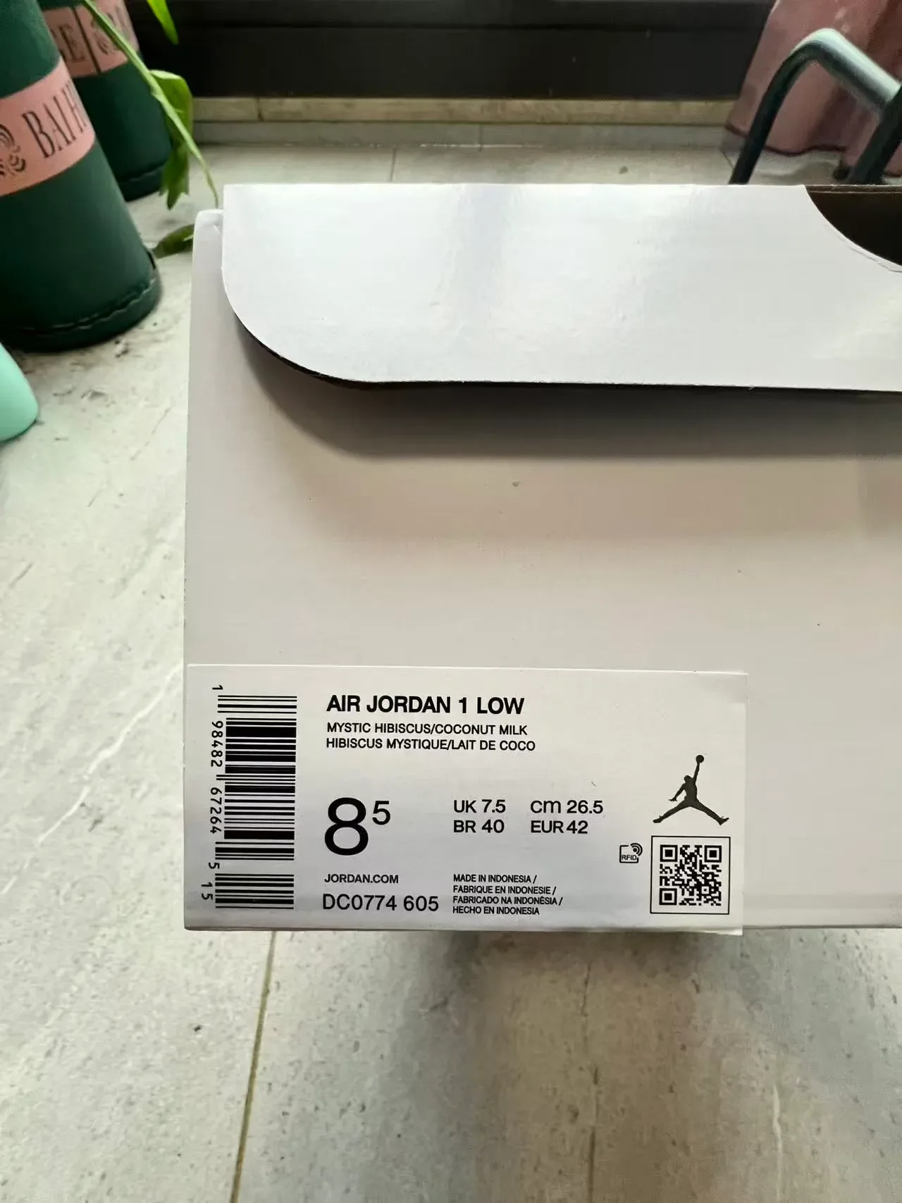 Nike Air Jordan 1 Low Rouge Noir Crème Sneakers Lifestyle 10
