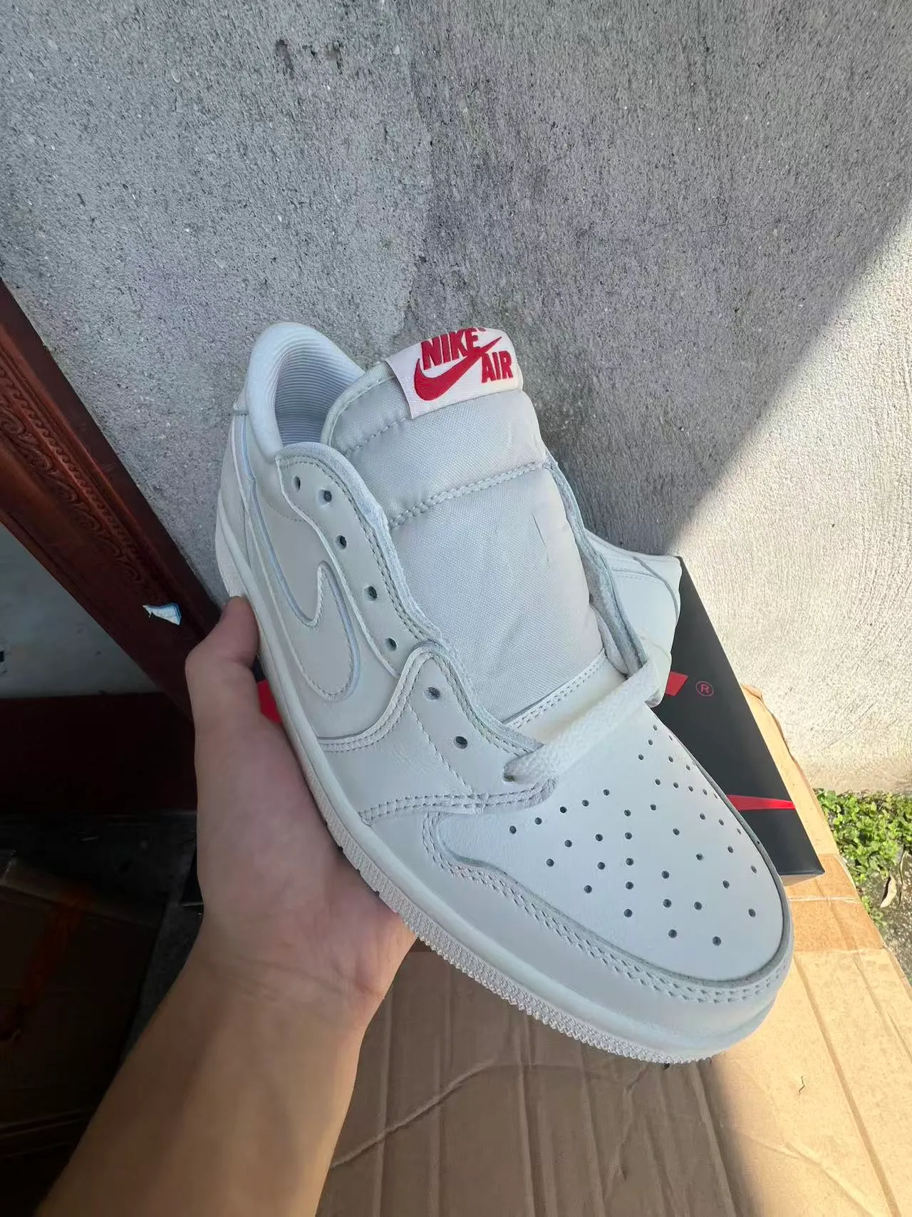 Nike Air Jordan 1 Low White Lifestyle Sneakers 2