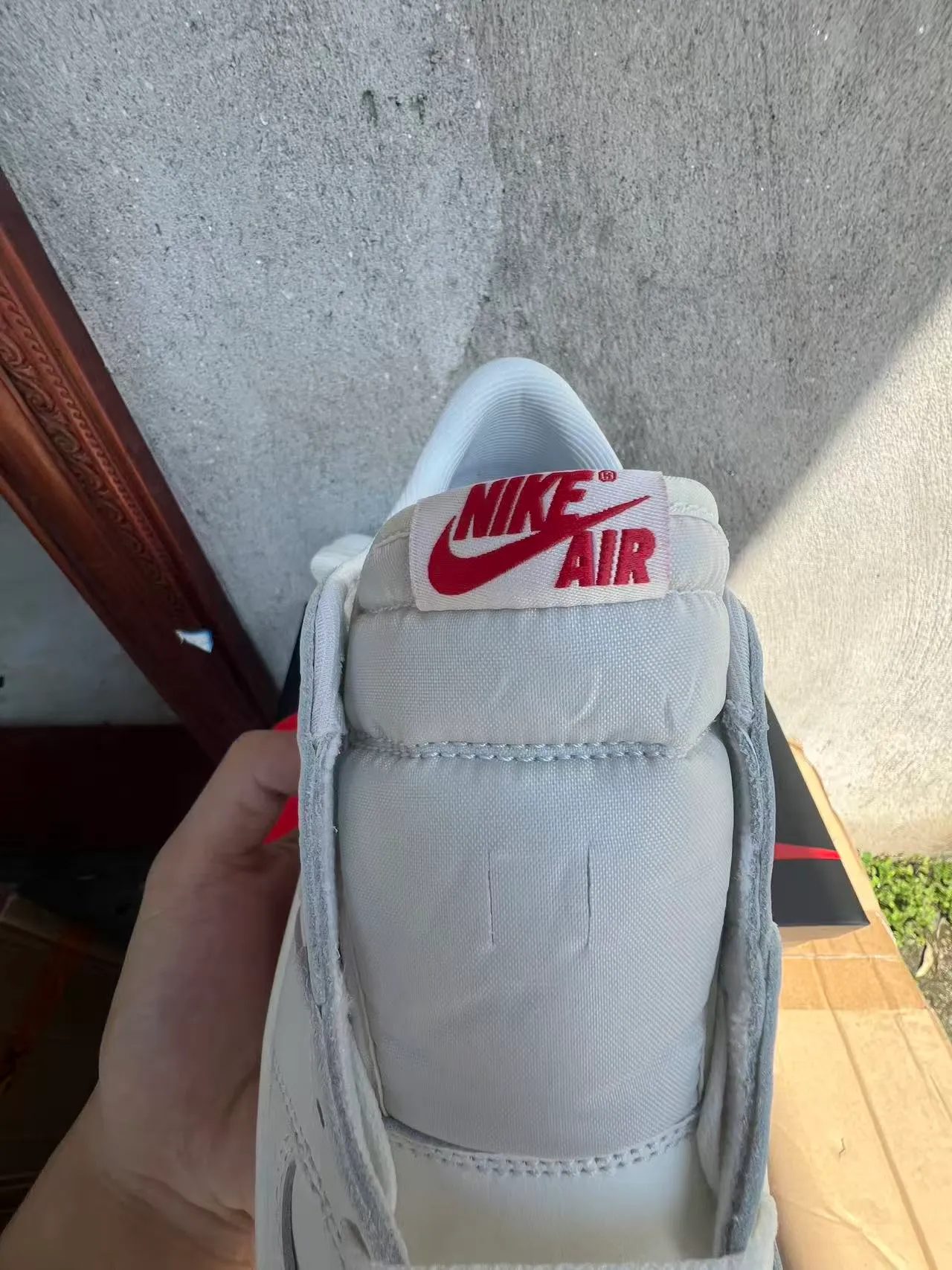 Nike Air Jordan 1 Low White Lifestyle Sneakers 4