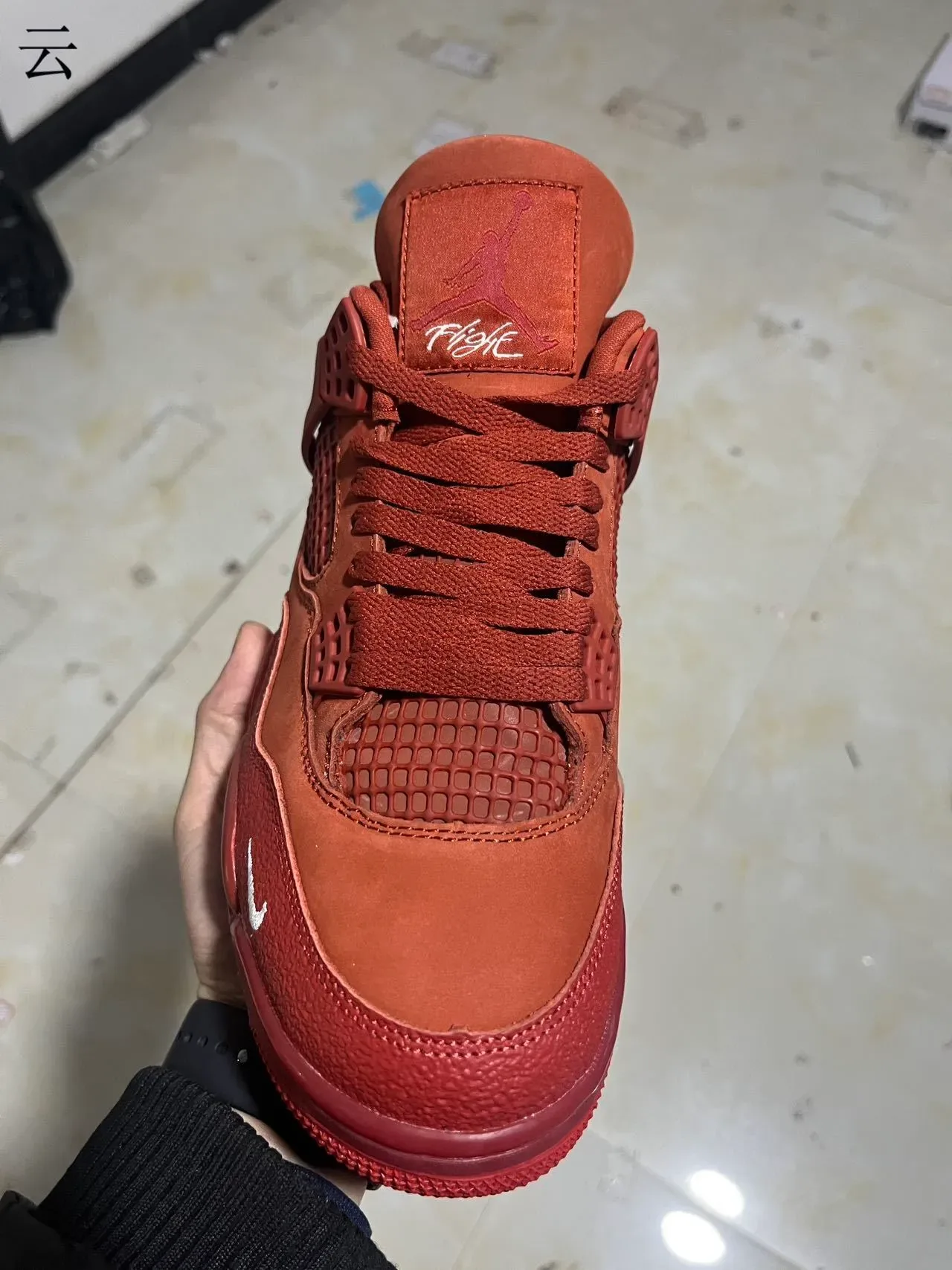 Nike Air Jordan 4 Tênis de basquete Terracota Vermelho 10