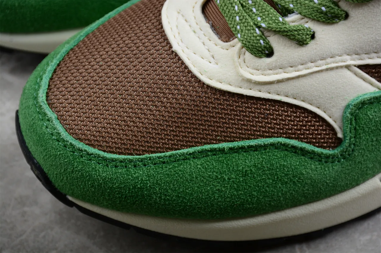 Nike Air Max 1 Green Cream Pink Lifestyle Sneakers 9