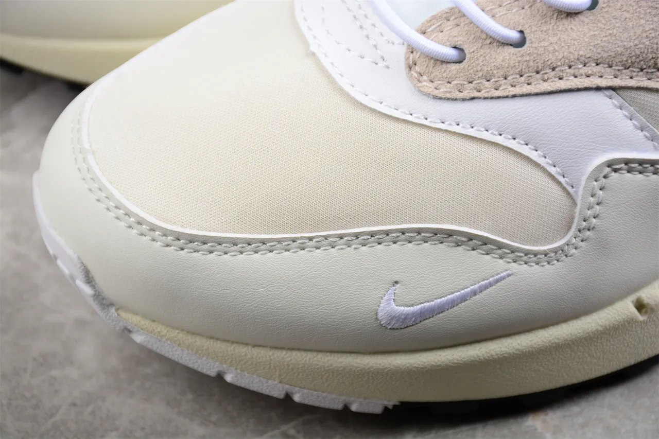 Nike Air Max 1 Off-White Beige Light Blue Lifestyle Sneakers 7