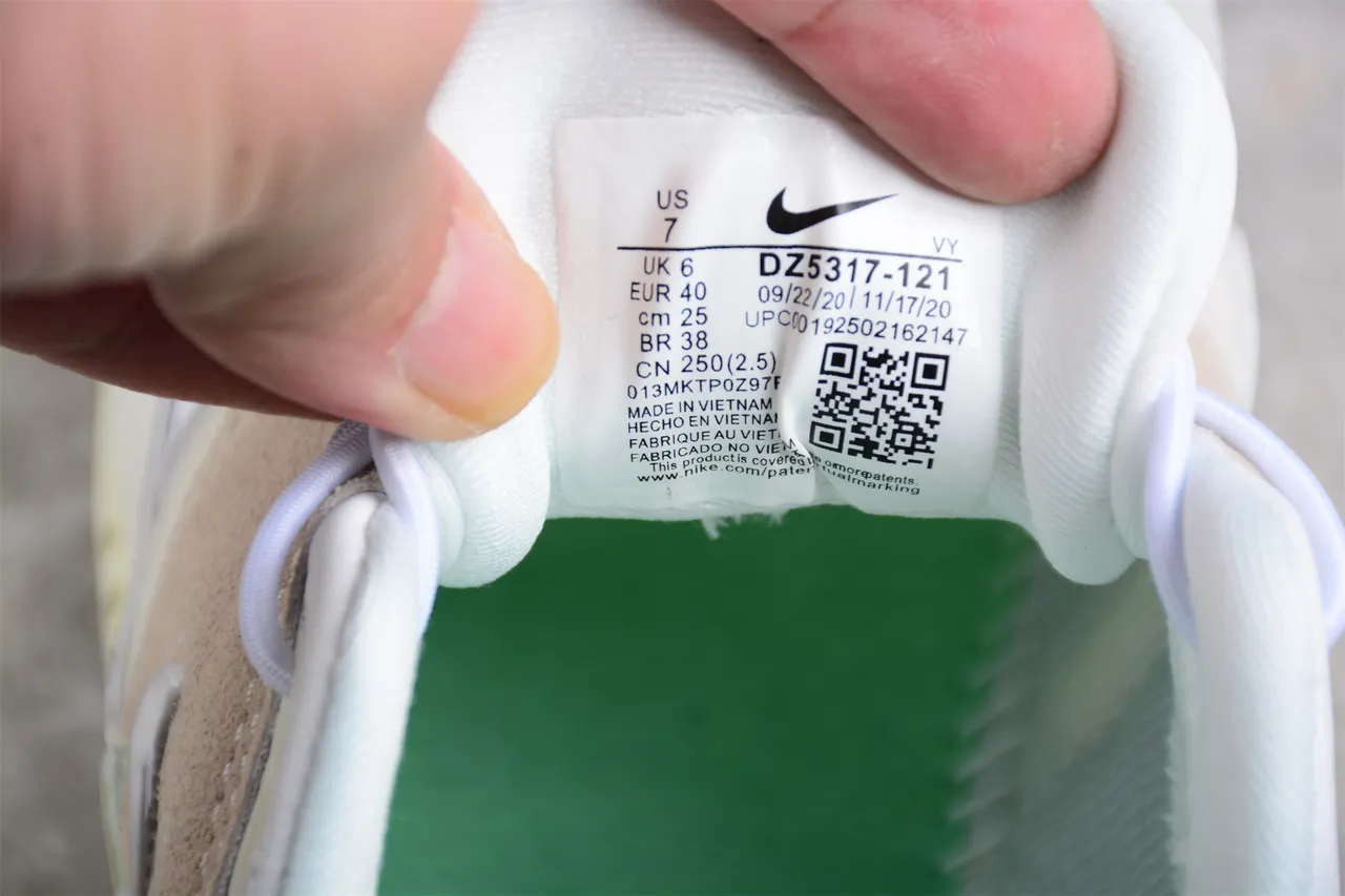 Nike Air Max 1 Off-White Beige Light Blue Lifestyle Sneakers 13