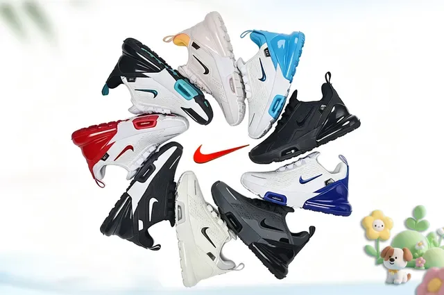 Nike Air Max 270 White Black Teal Lifestyle Sneakers 4