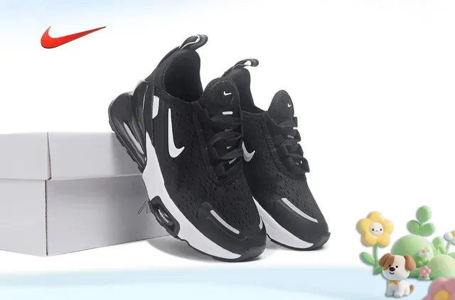 Nike Air Max 270 White Black Teal Lifestyle Sneakers 24