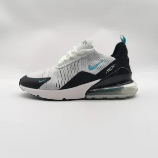 Nike Air Max 270 White Black Teal Lifestyle Sneakers