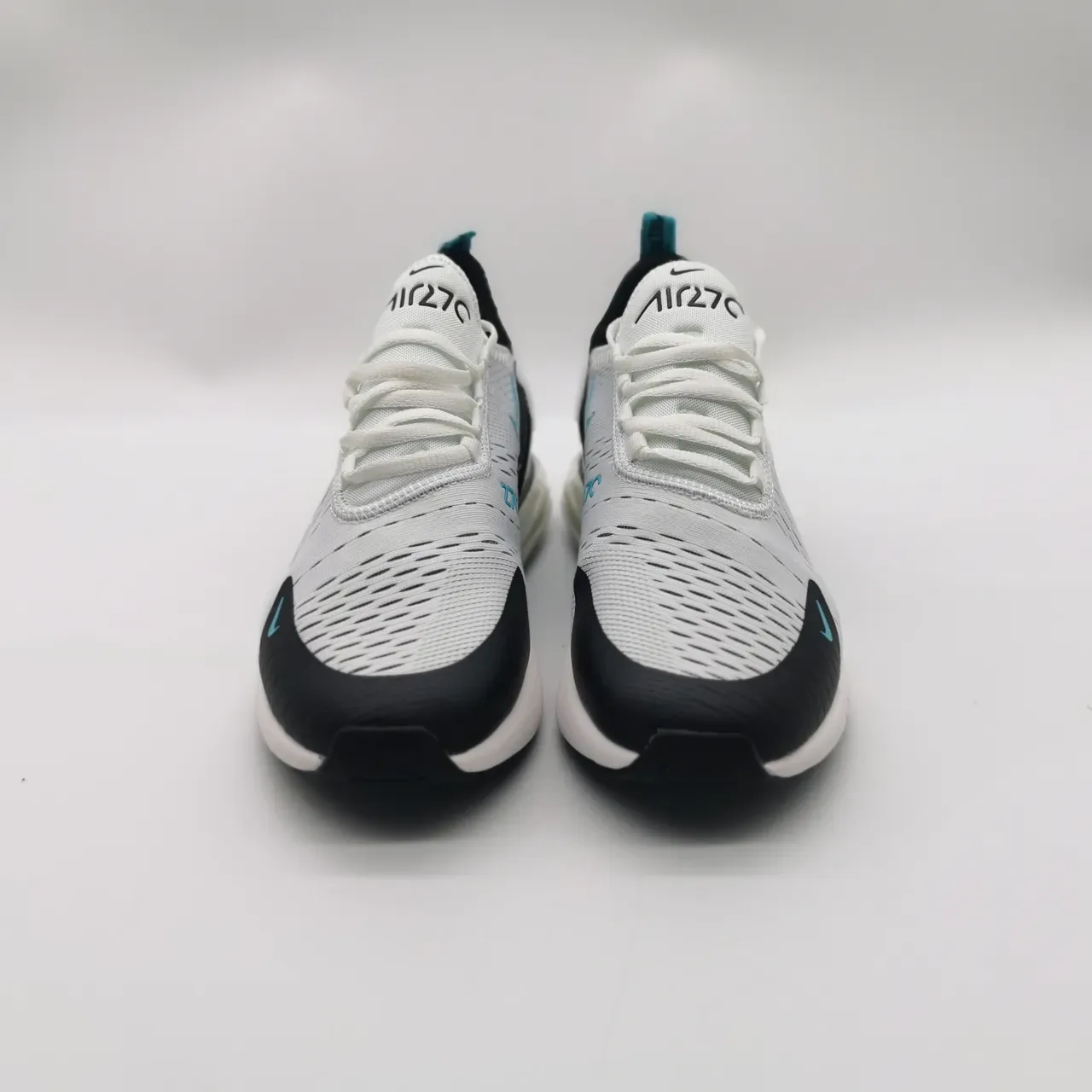 Nike Air Max 270 أبيض أسود تركواز لايف ستايل سنيكر 5