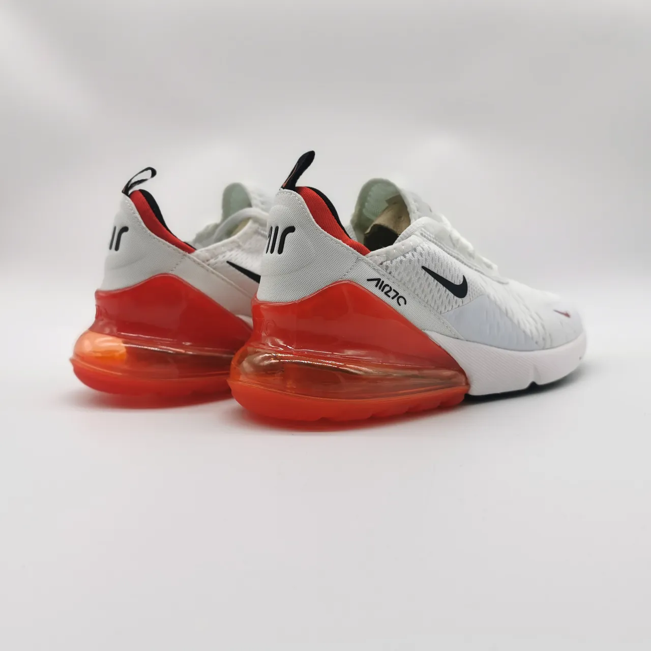 Nike Air Max 270 White Red Black Lifestyle Sneakers 3
