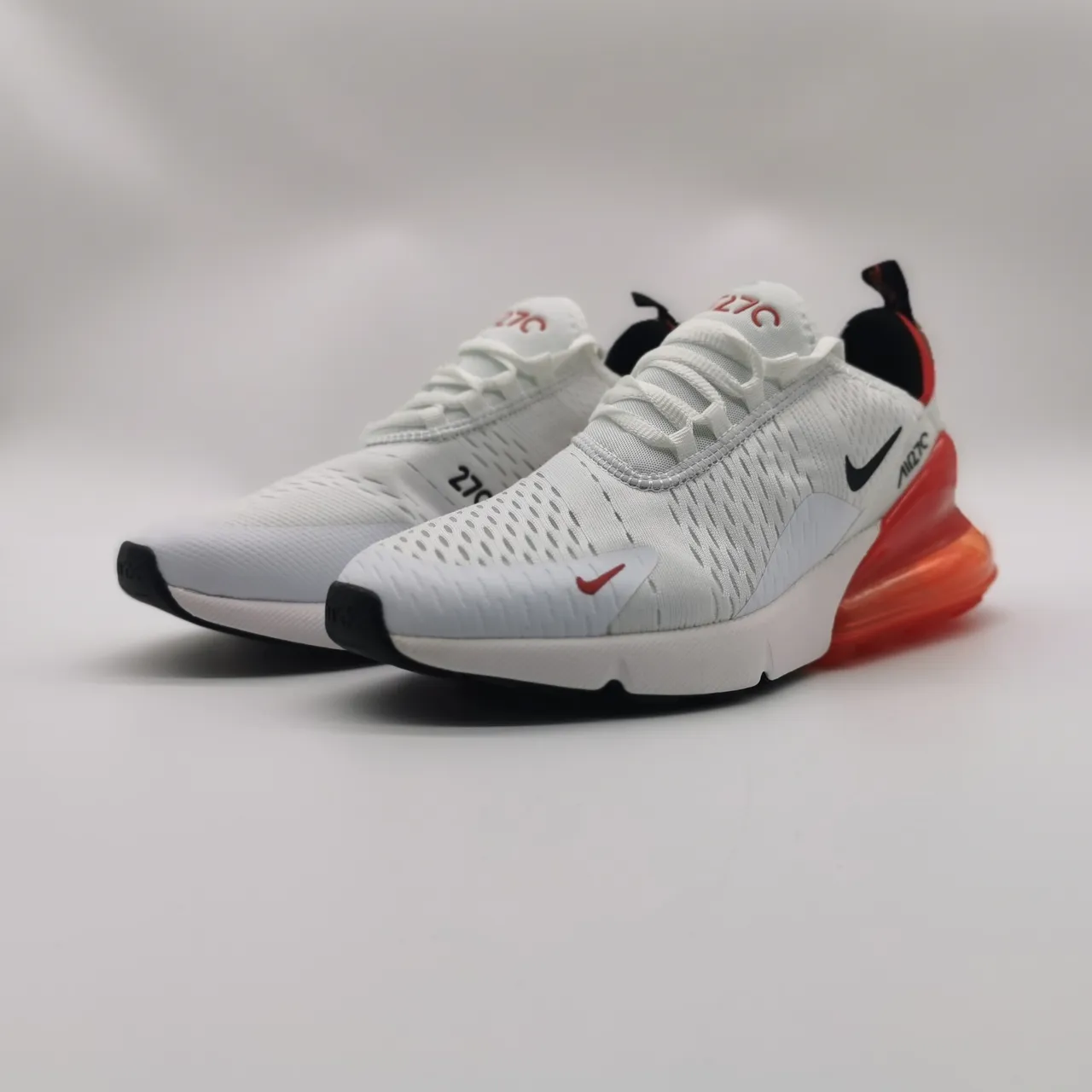 Nike Air Max 270 White Red Black Lifestyle Sneakers 6
