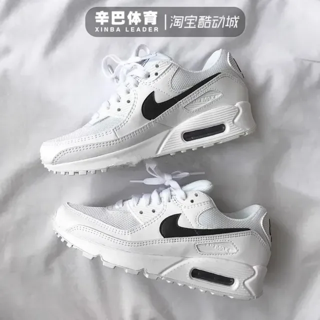 Nike Air Max 90 White Black Lifestyle Sneakers 2