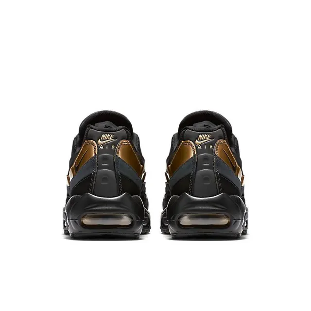 Nike Air Max 95 Noir et Or Métallique Sneakers Lifestyle 2