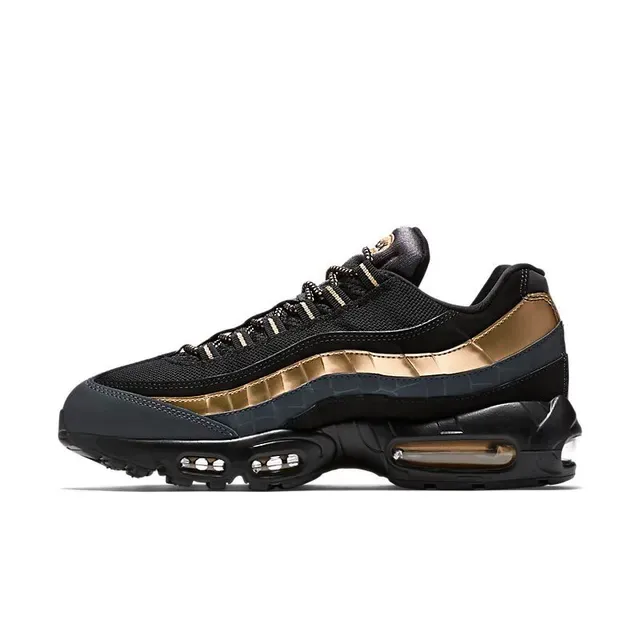 Nike Air Max 95 Noir et Or Métallique Sneakers Lifestyle 5