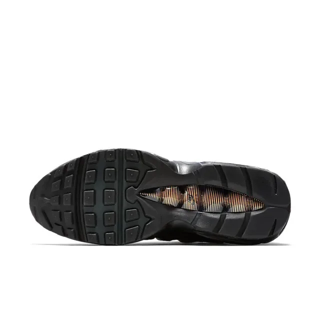 Nike Air Max 95 Noir et Or Métallique Sneakers Lifestyle 6