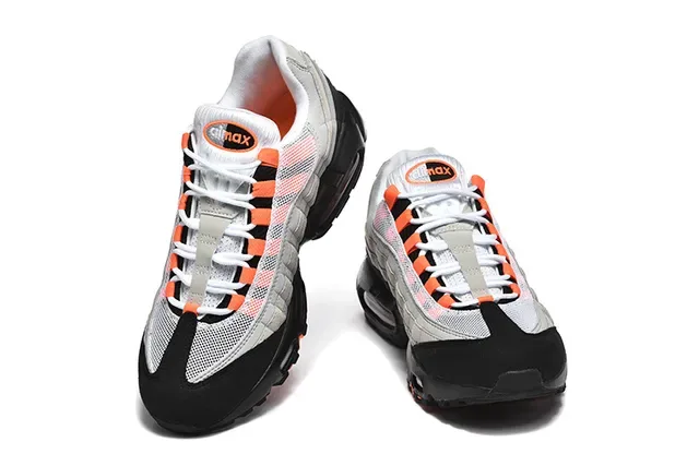 Nike Air Max 95 Black Gray Red Lifestyle Sneakers 7