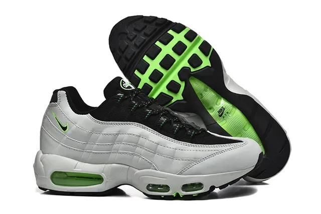 Nike Air Max 95 Black Gray Red Lifestyle Sneakers 17