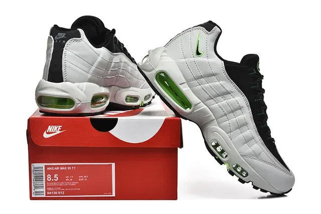 Nike Air Max 95 Black Gray Red Lifestyle Sneakers 19