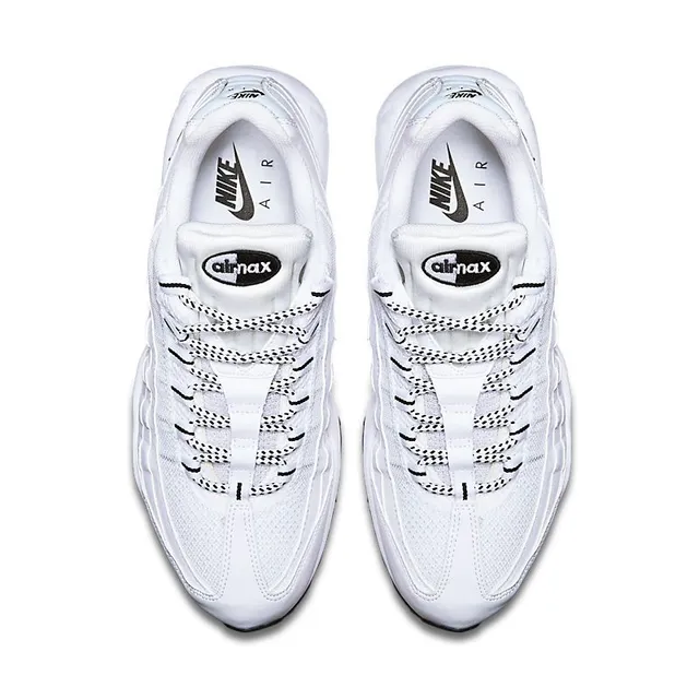 Nike Air Max 95 White Black Lifestyle Sneakers 4