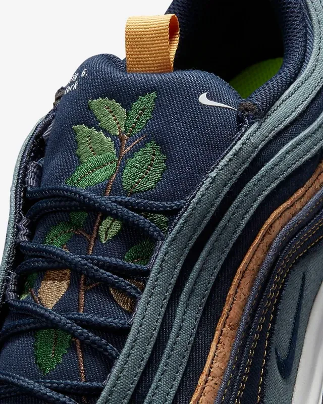 Nike Air Max 97 Navy and Brown Lifestyle Sneakers 2