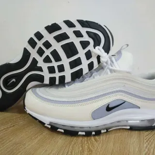 Nike Air Max 97 Off-White and Gray Lifestyle Sneakers