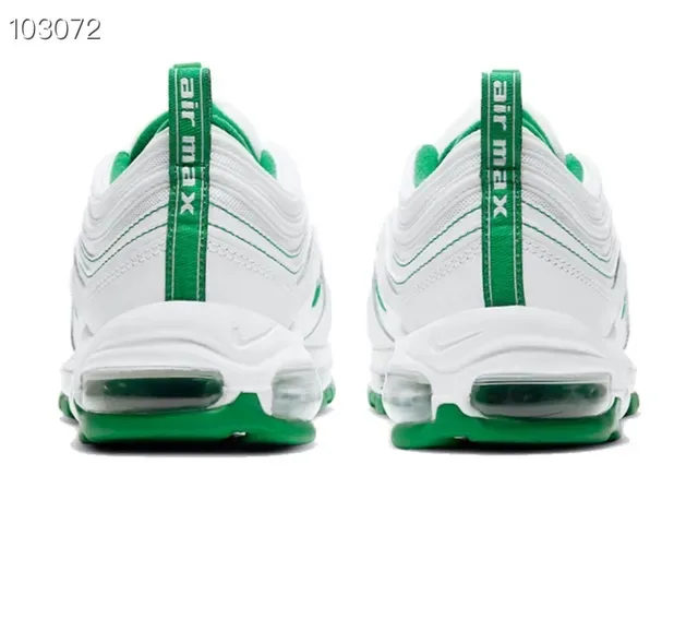 Nike Air Max 97 Blanc et Vert Sneakers Lifestyle 3