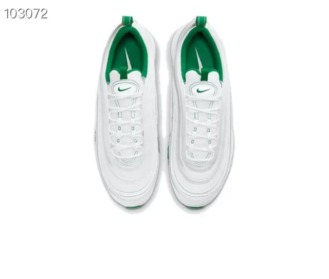 Nike Air Max 97 Blanc et Vert Sneakers Lifestyle 4