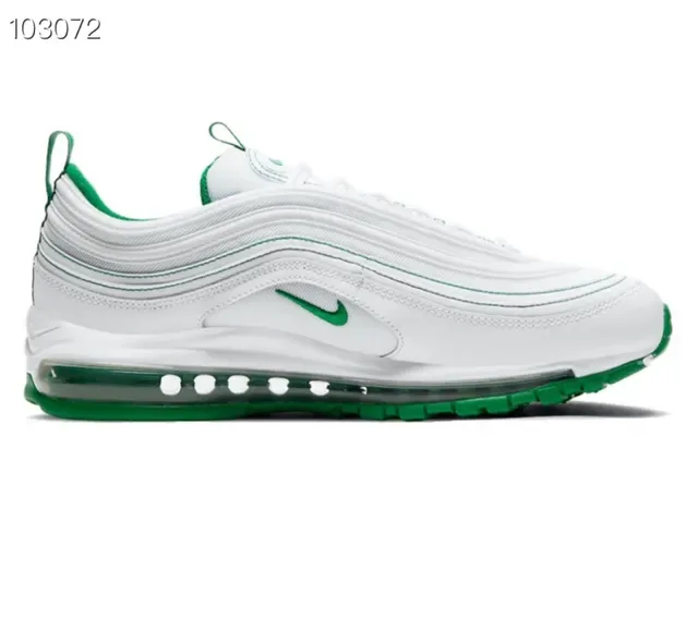 Nike Air Max 97 Blanc et Vert Sneakers Lifestyle 6