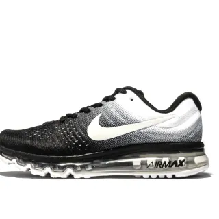 Nike Air Max Noir Blanc Tricot Ingénierie Haut Dégradé Chaussures de Course
