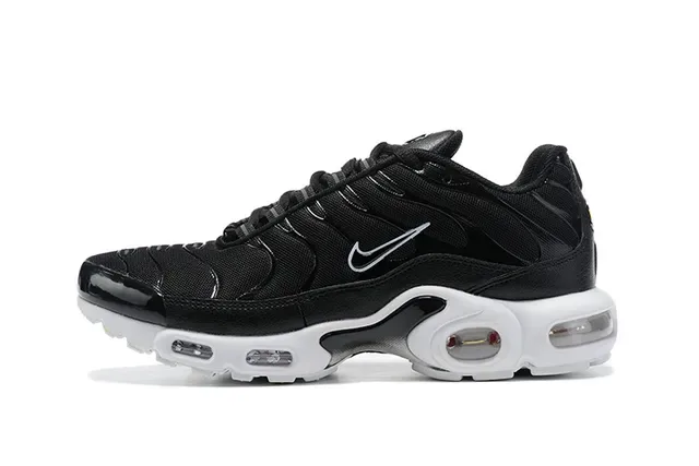 Nike Air Max Plus Black Gray Yellow Lifestyle Sneakers 9