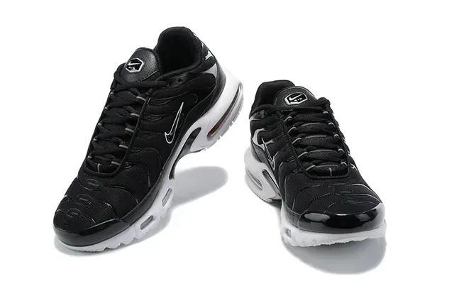Nike Air Max Plus Black Gray Yellow Lifestyle Sneakers 12
