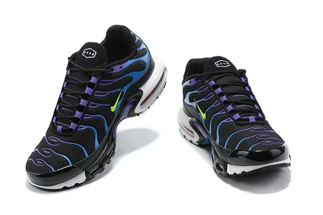 Nike Air Max Plus Black Gray Yellow Lifestyle Sneakers 18