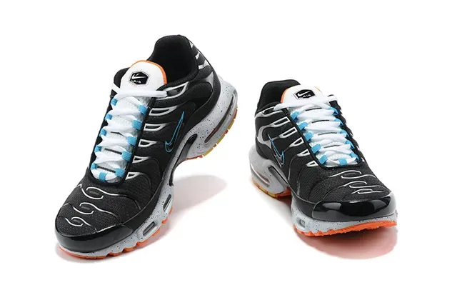 Nike Air Max Plus Black Gray Yellow Lifestyle Sneakers 24